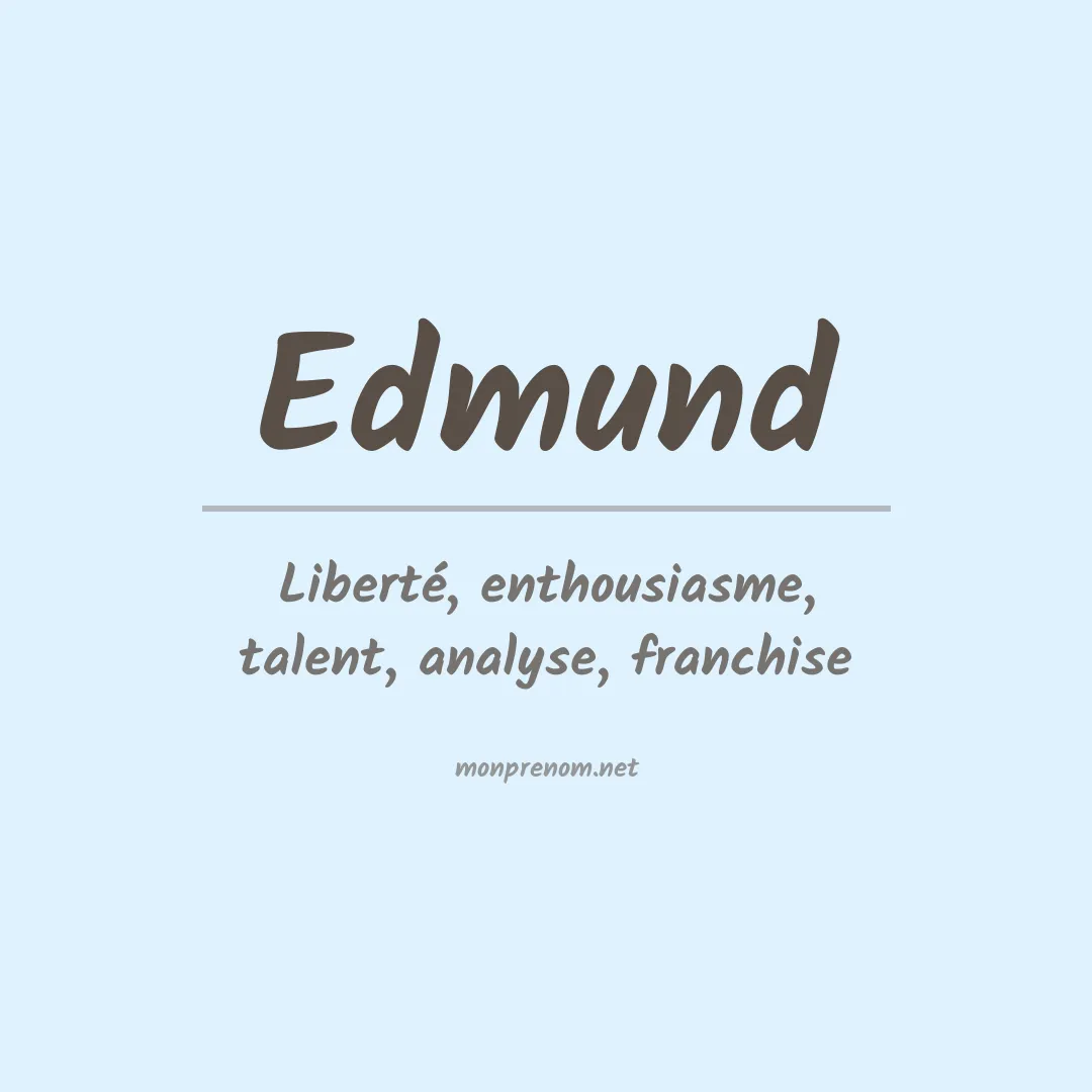 Prénom Edmund