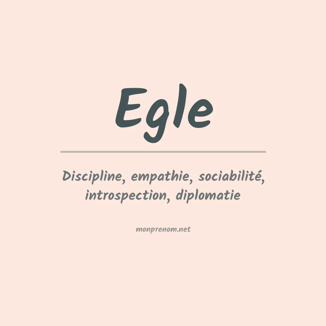 Prénom Egle