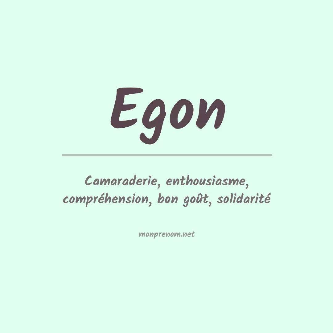 Prénom Egon