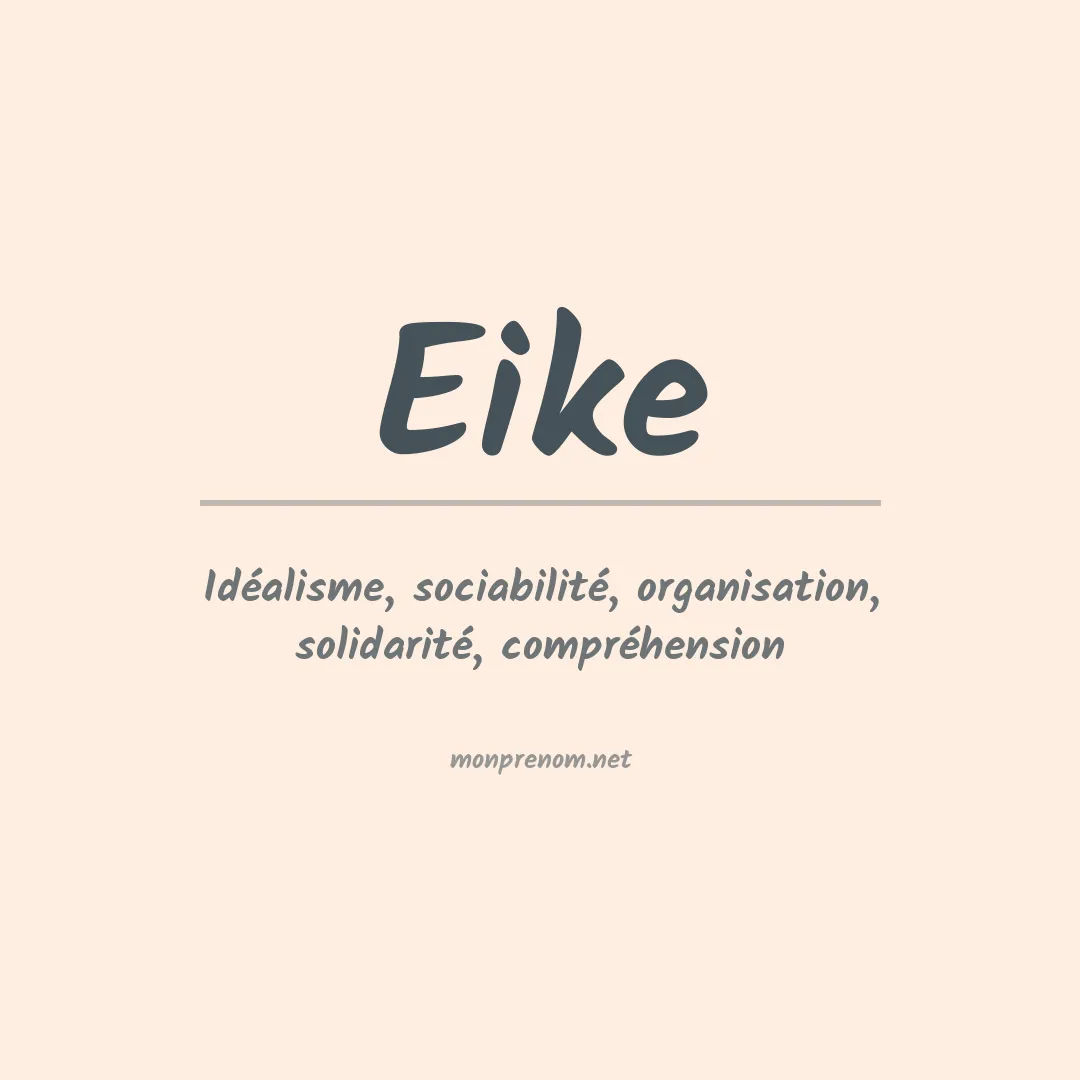 Prénom Eike