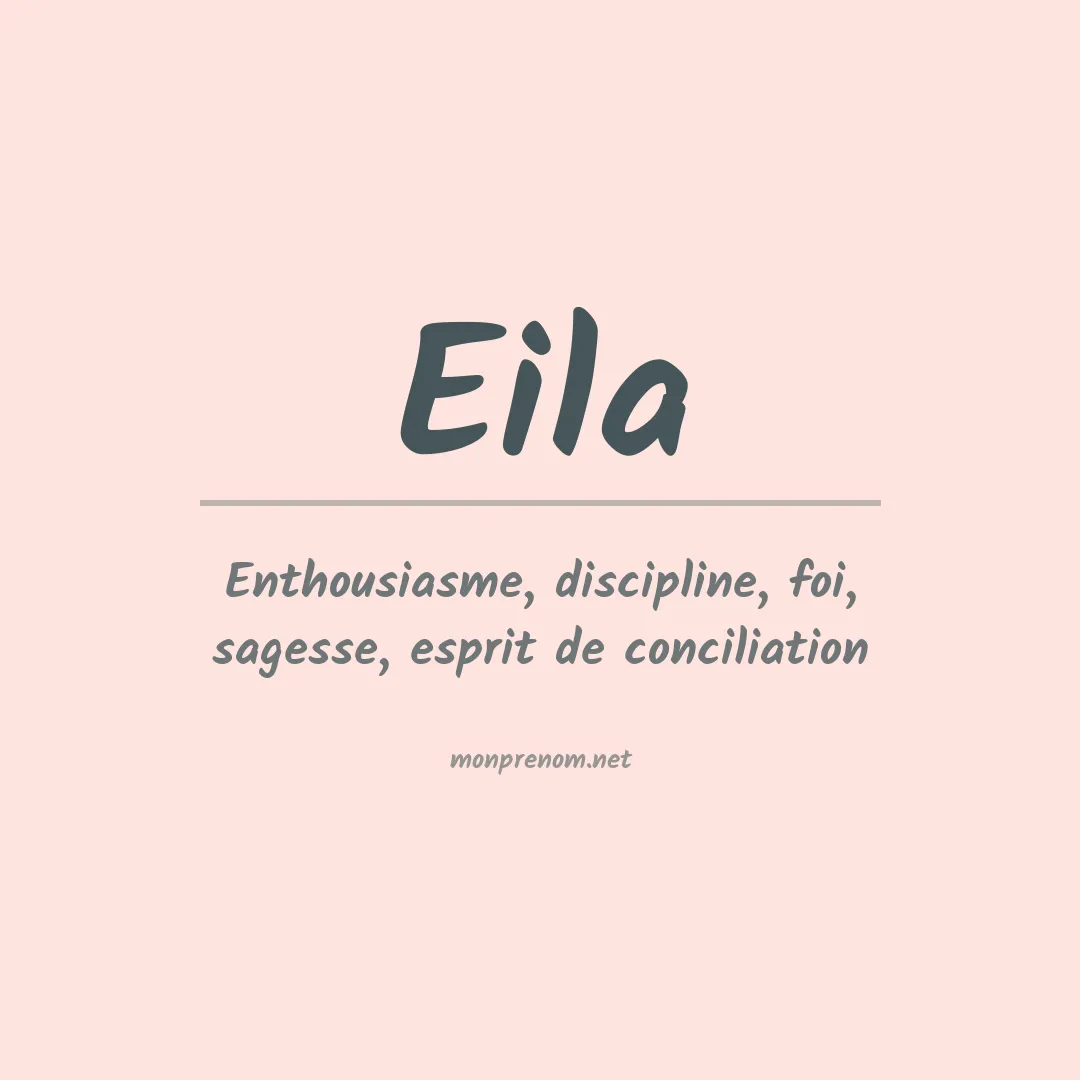 Prénom Eila