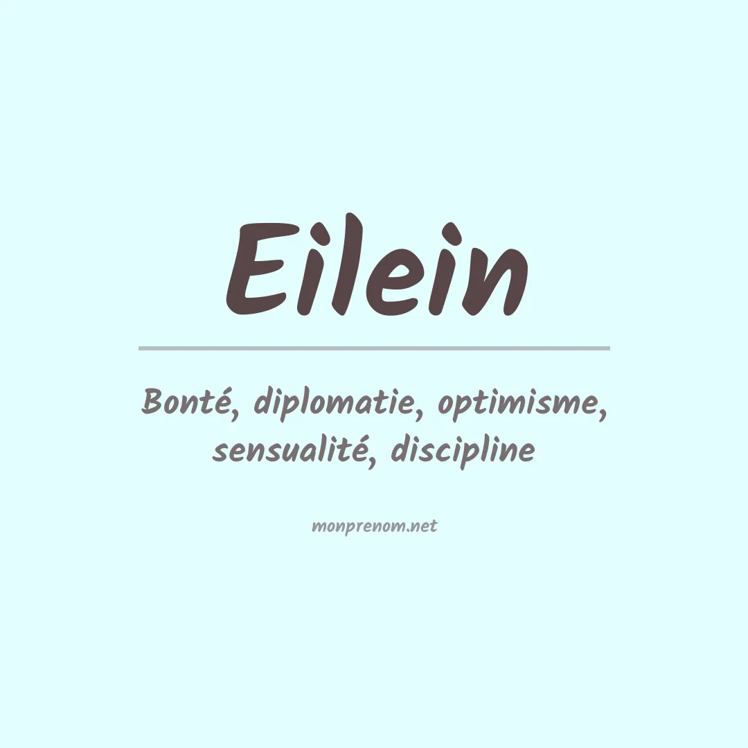 Signification du prénom Eilein
