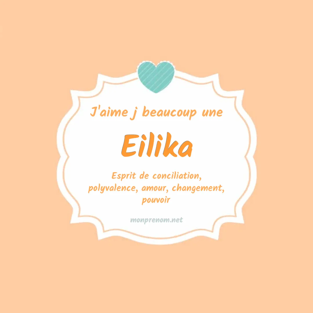 J'aime beaucoup Eilika