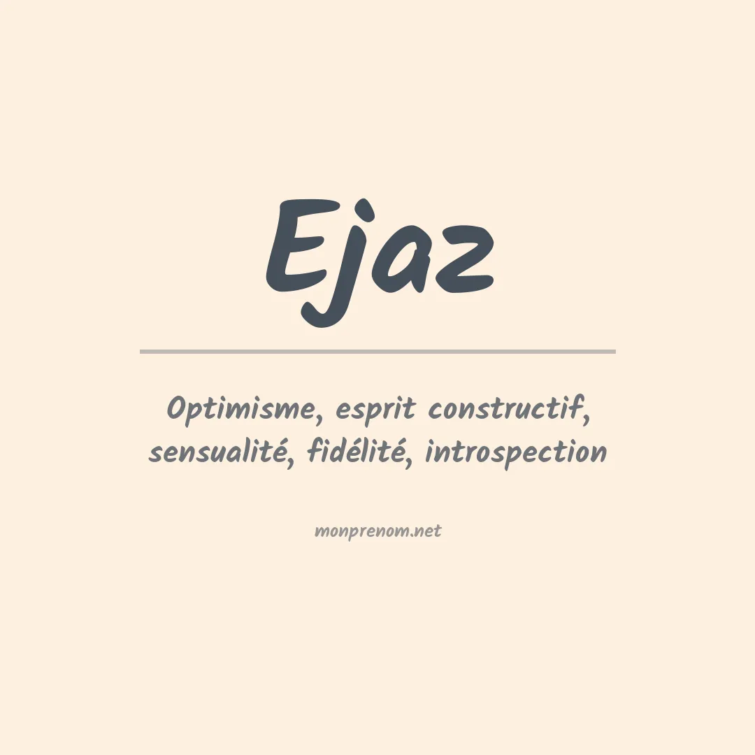 Prénom Ejaz