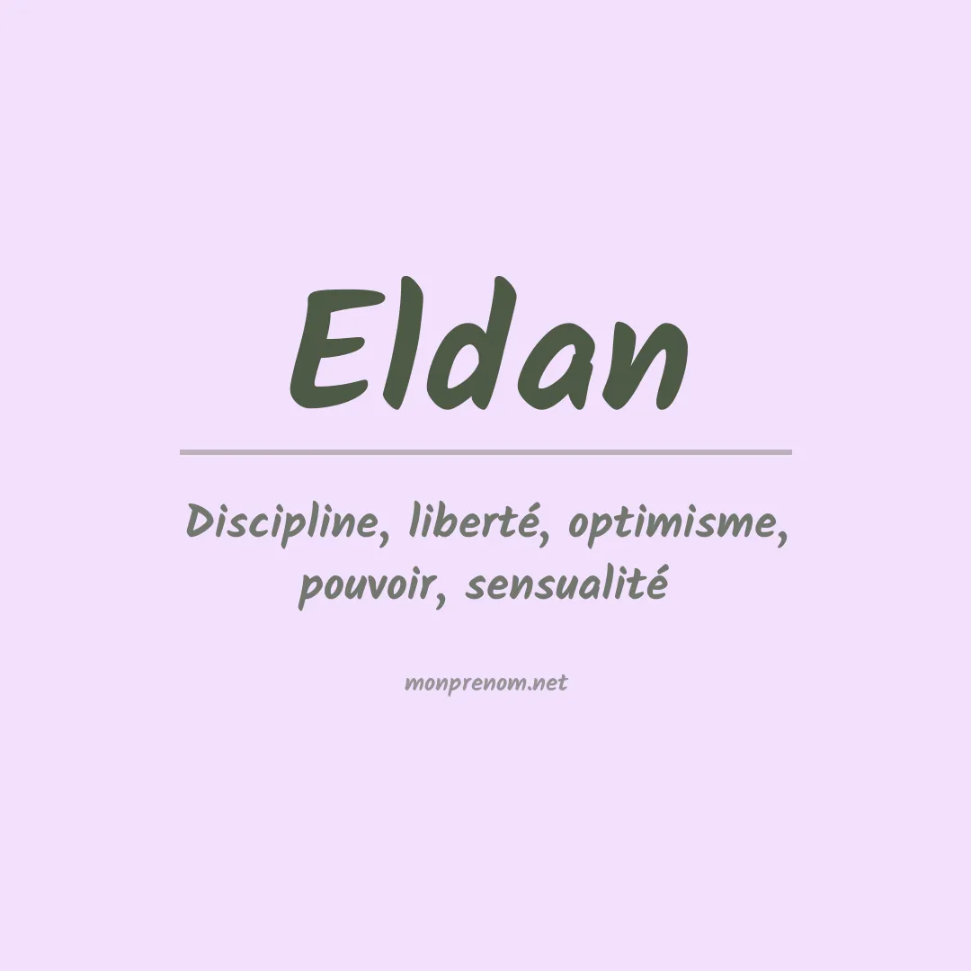 Prénom Eldan