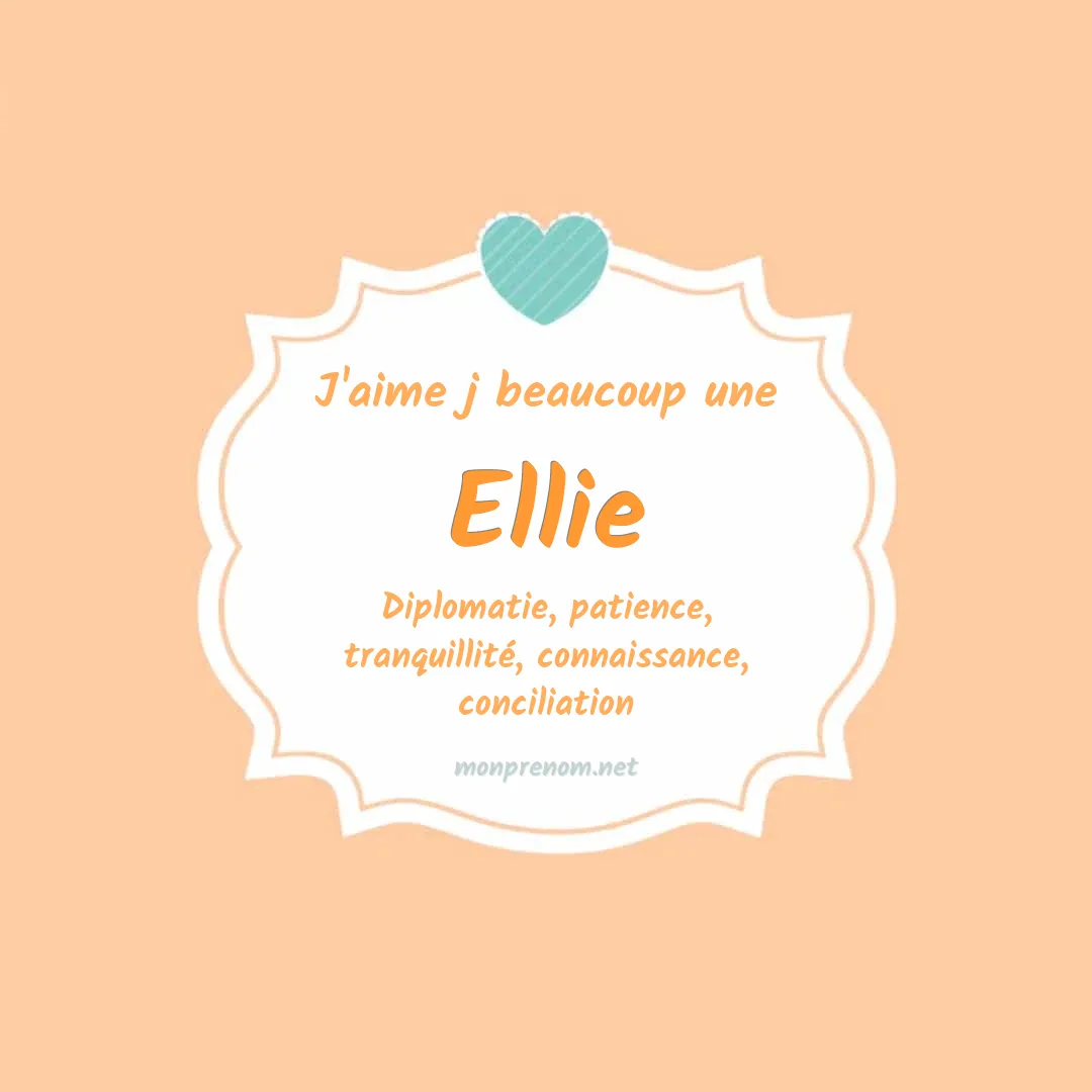 J'aime beaucoup Ellie