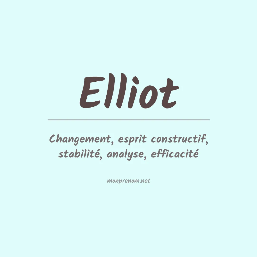 Prénom Elliot