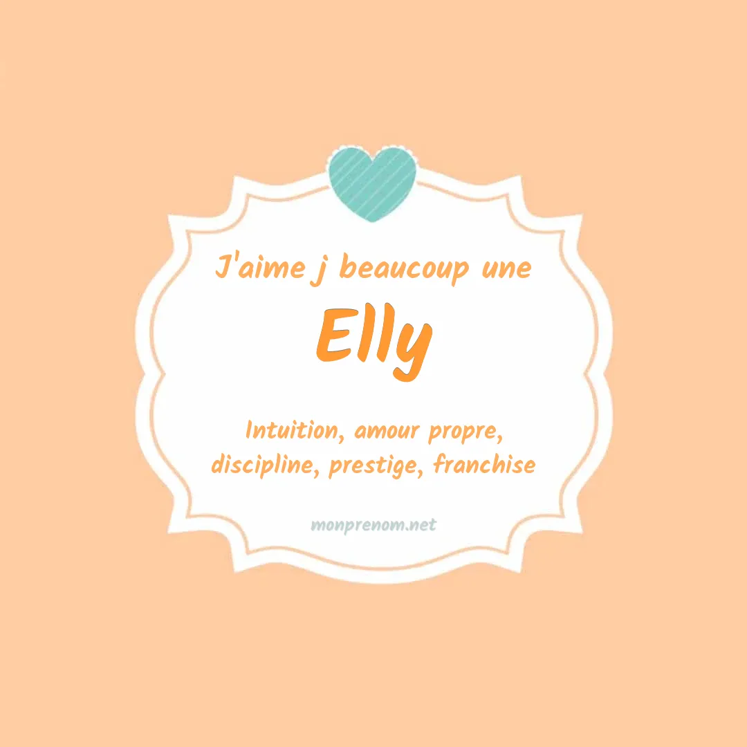 J'aime beaucoup Elly