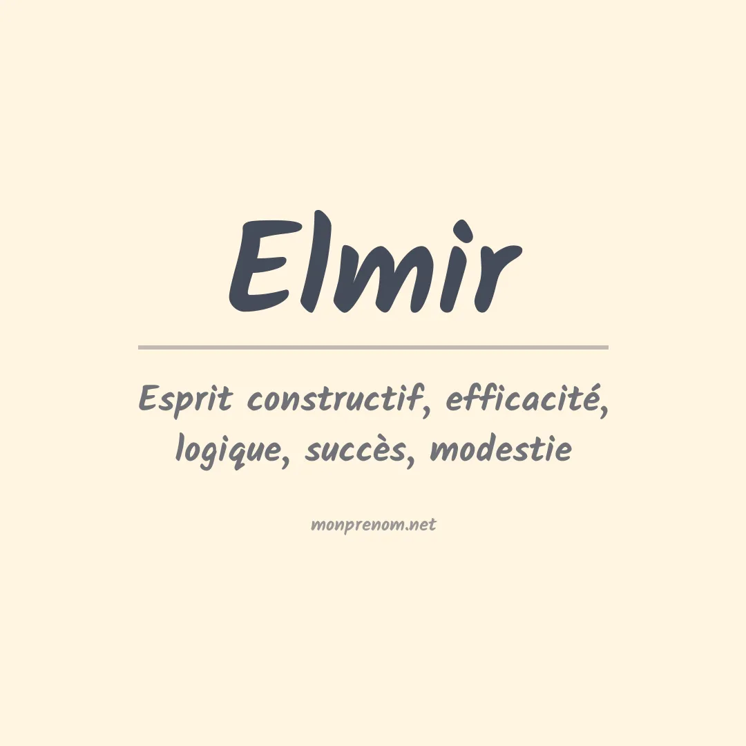 Prénom Elmir