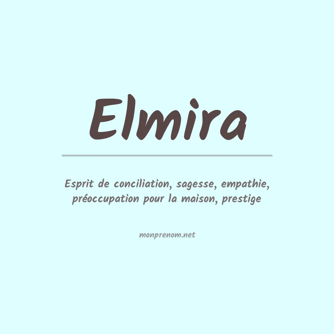Prénom Elmira