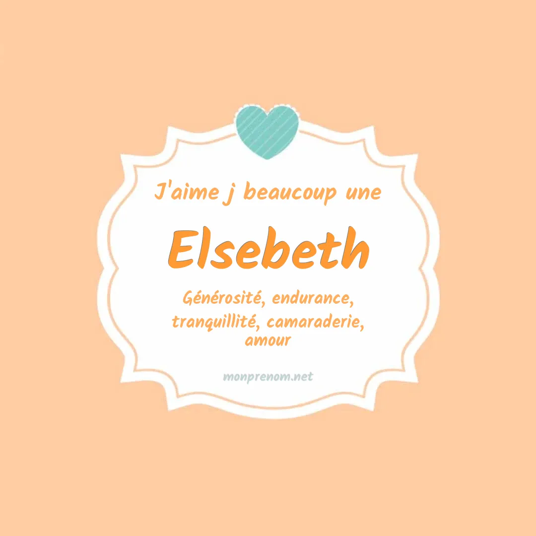 J'aime beaucoup Elsebeth