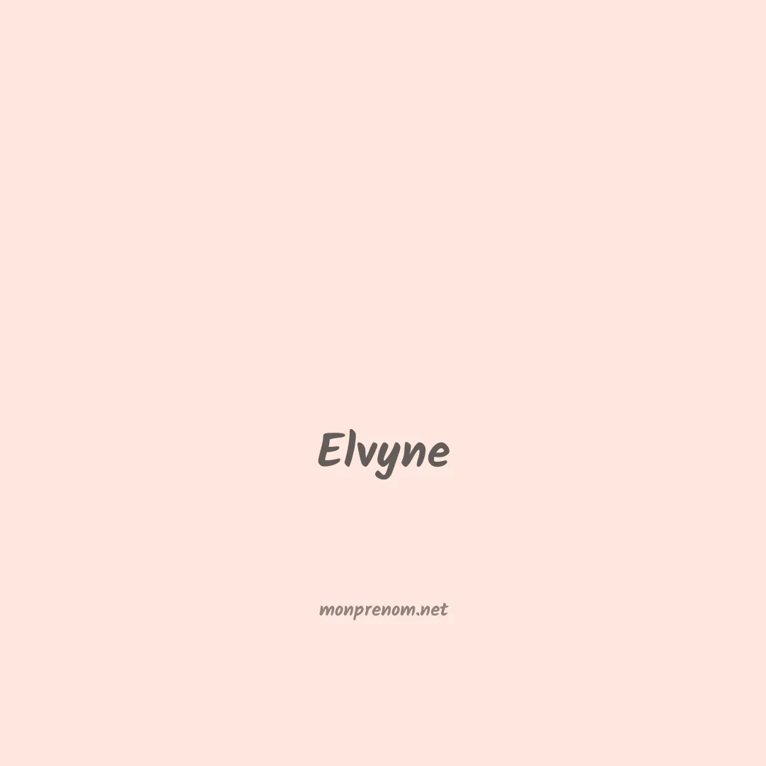 Elvyne en chinois