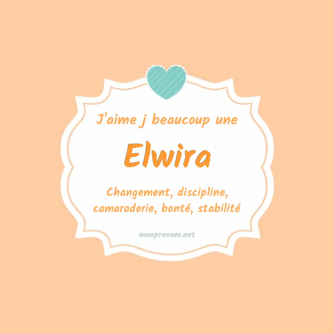 J'aime beaucoup Elwira