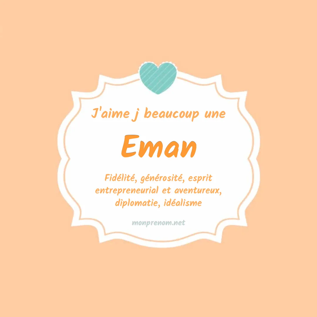 J'aime beaucoup Eman