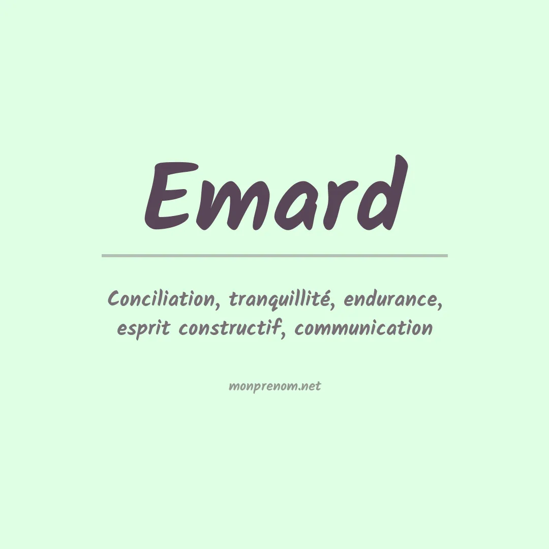 Prénom Emard