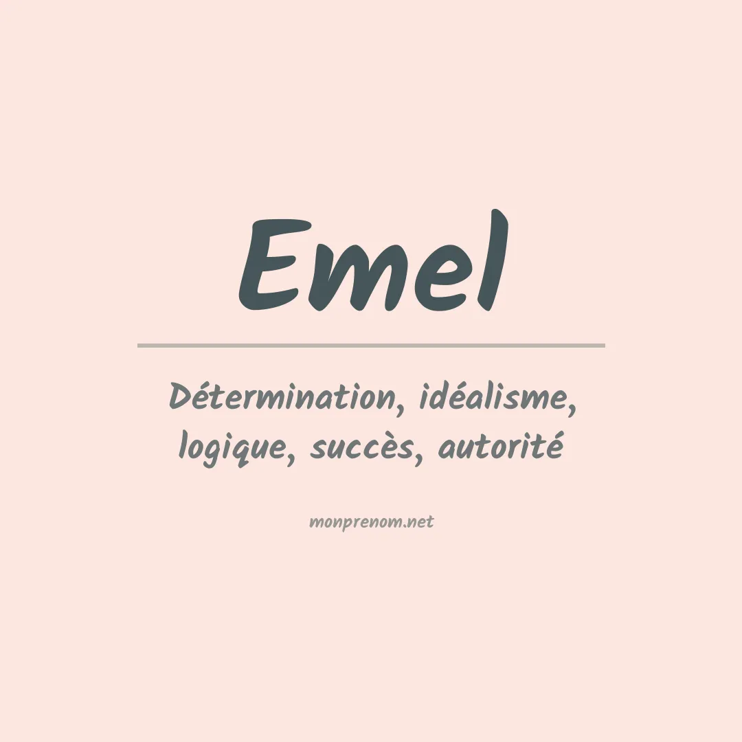 Prénom Emel