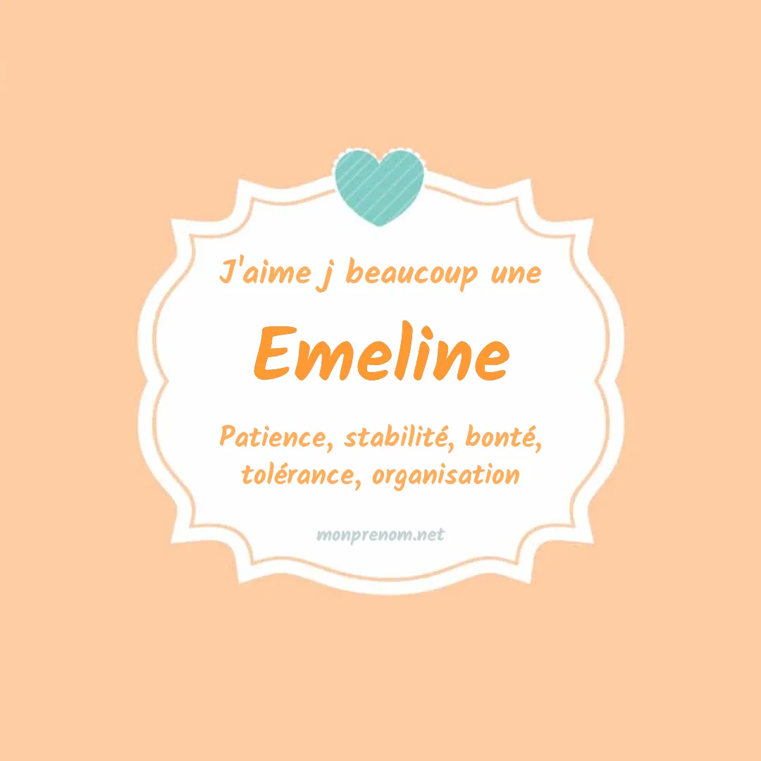 J'aime beaucoup Emeline