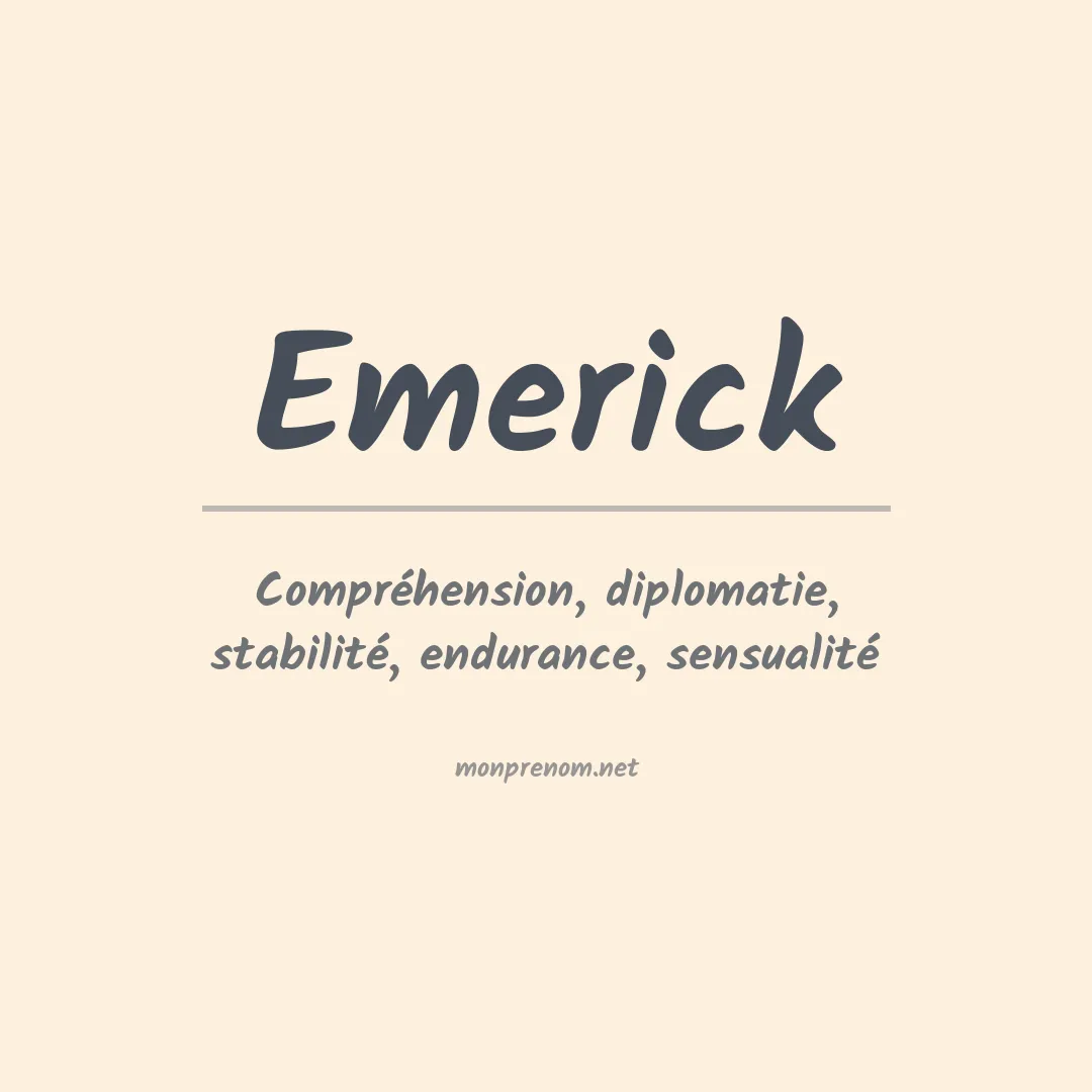 Prénom Emerick