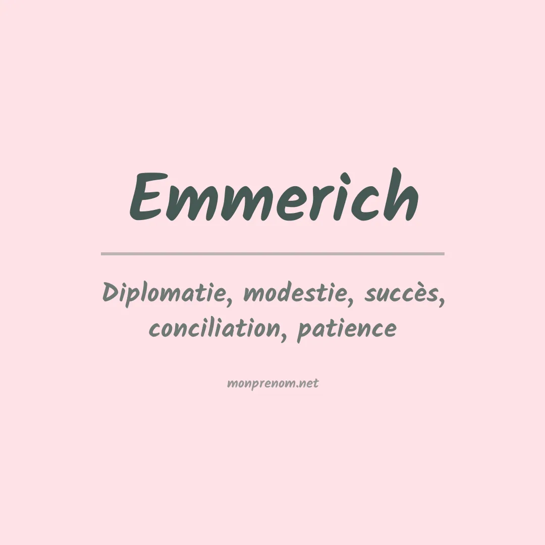 Prénom Emmerich