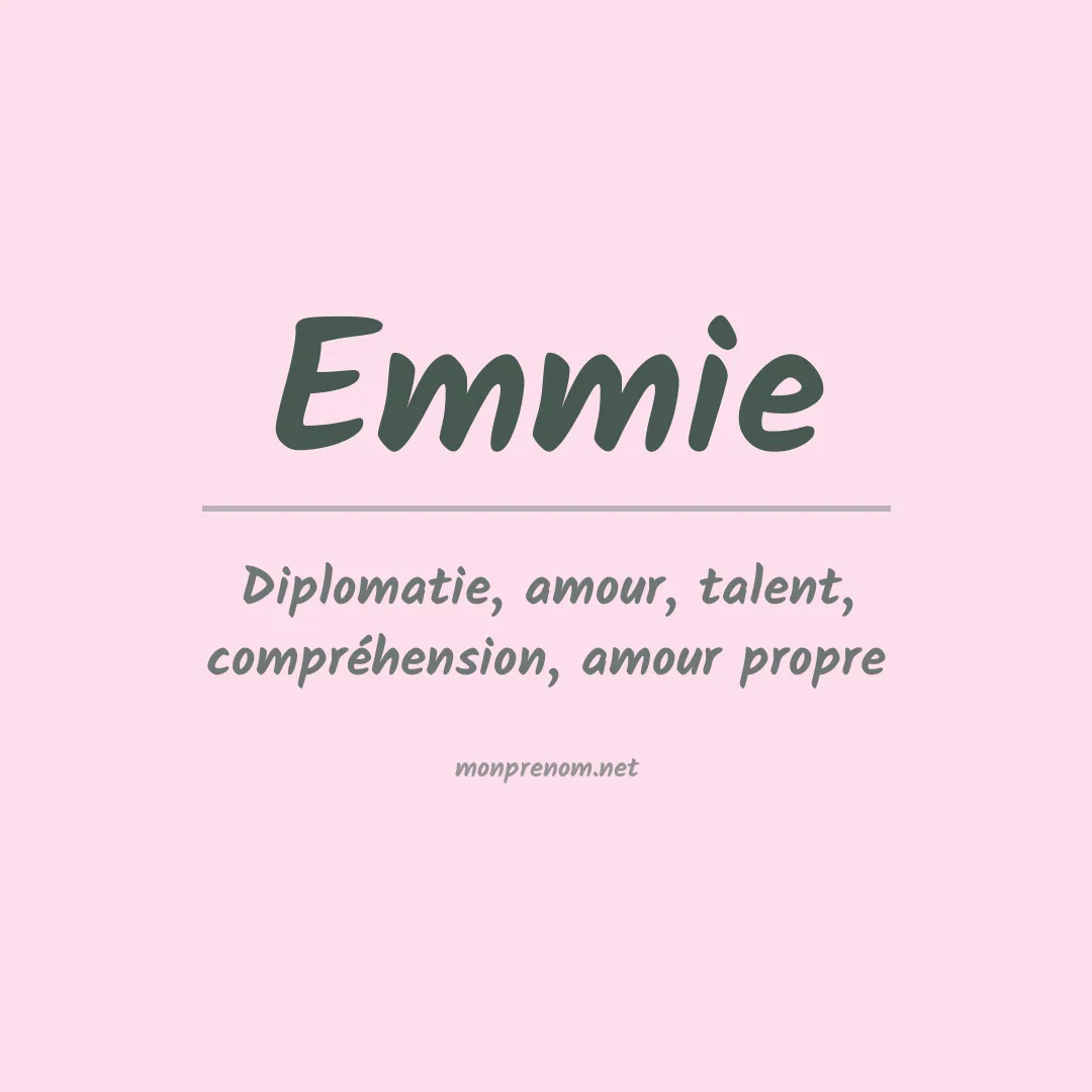 Prénom Emmie