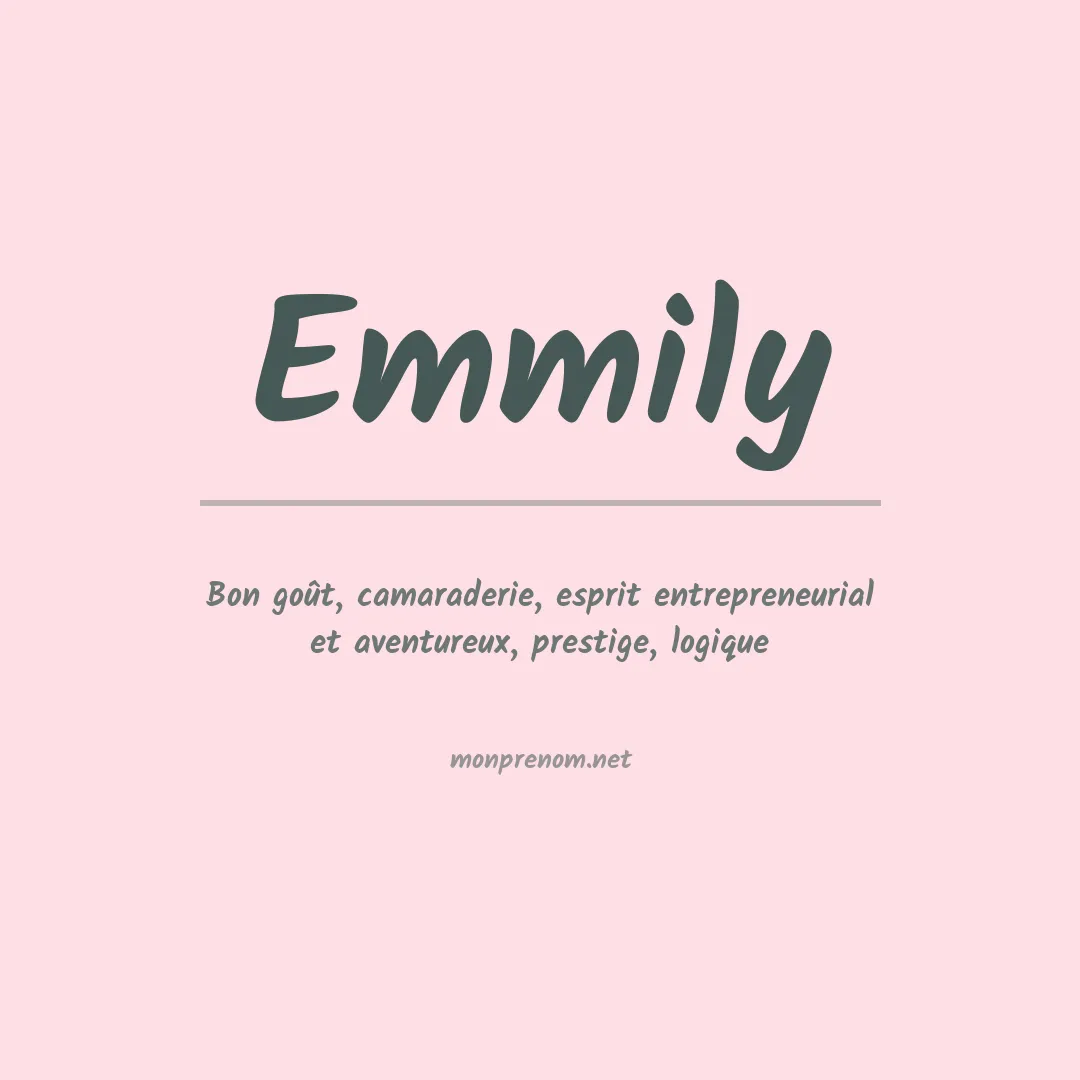 Prénom Emmily