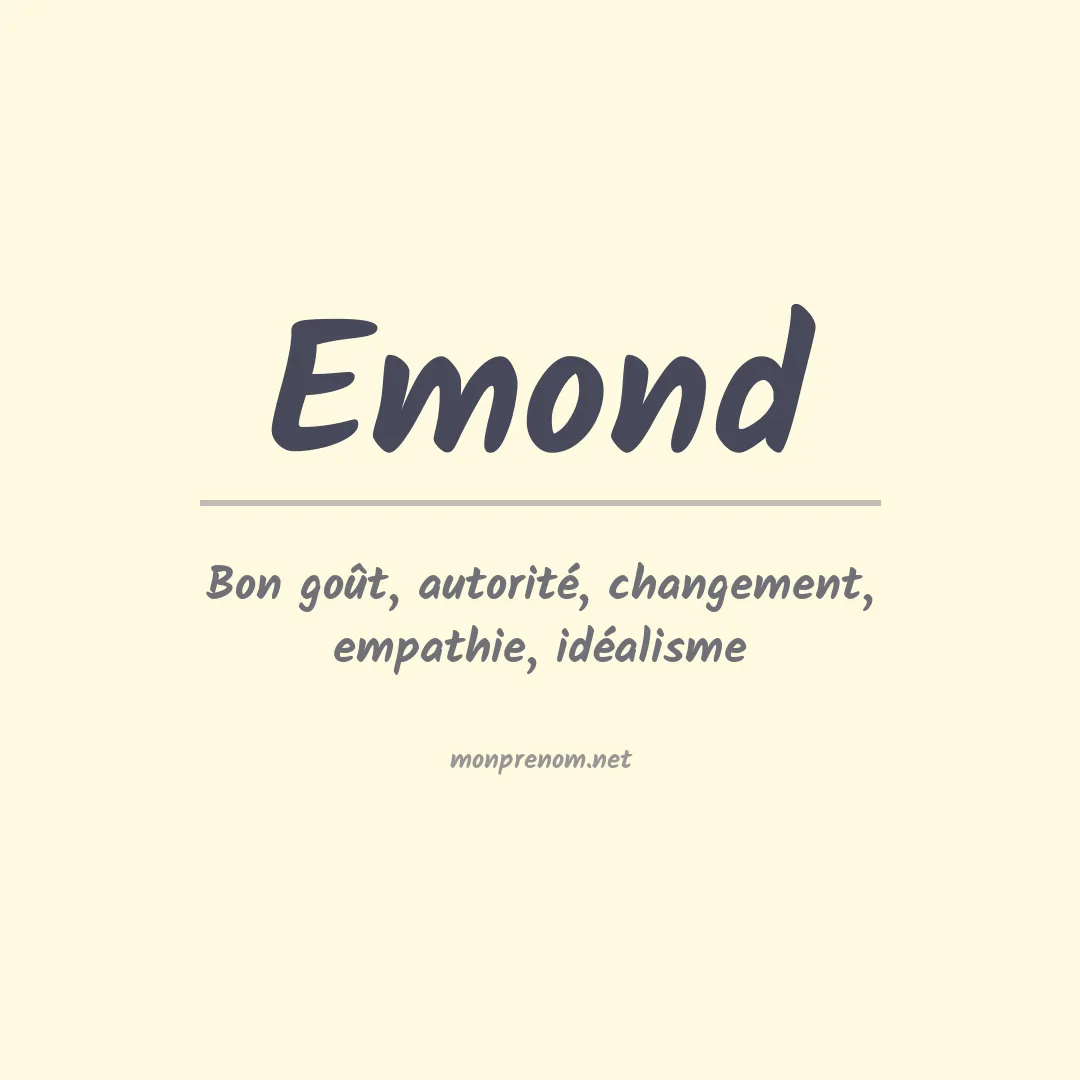 Prénom Emond