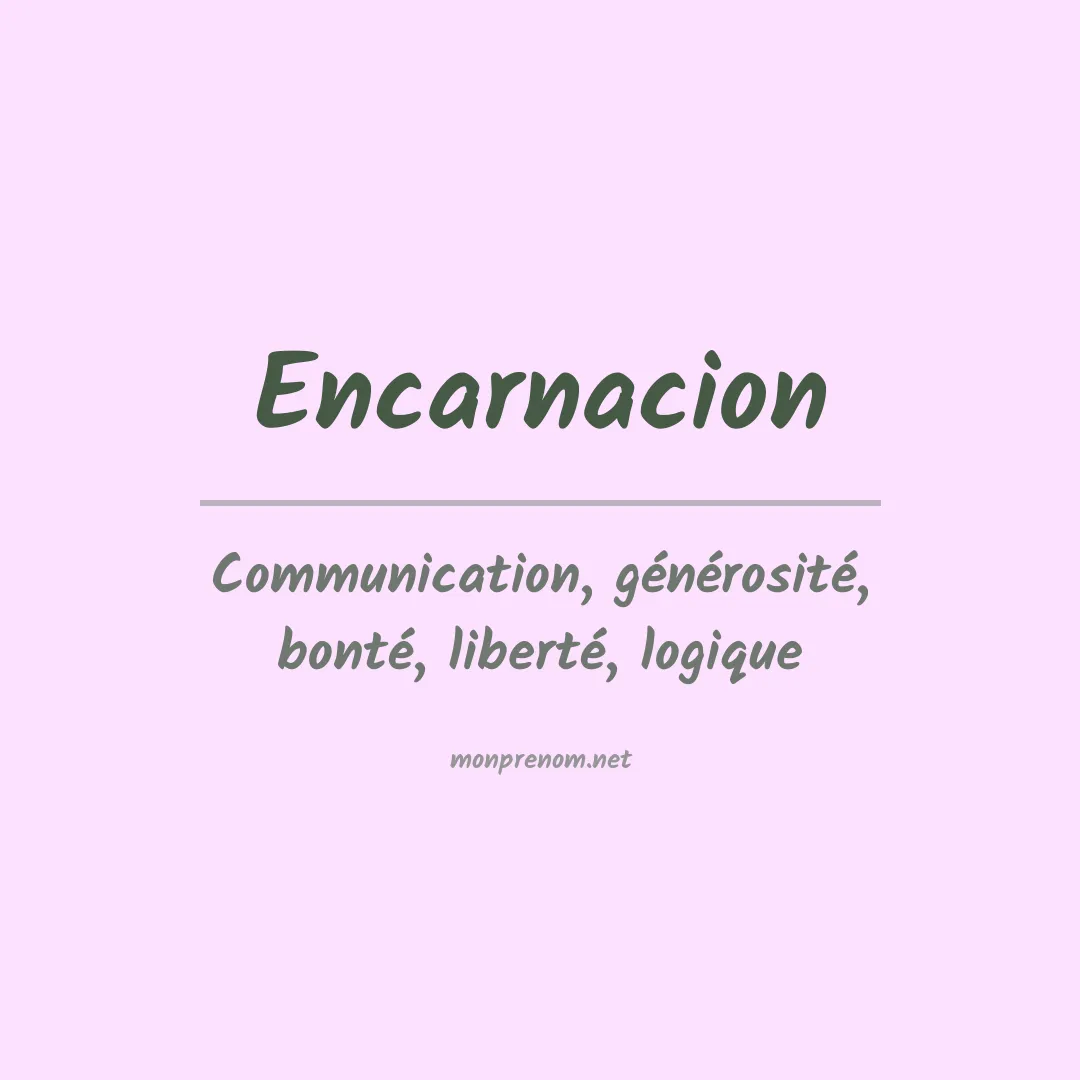 Prénom Encarnacion