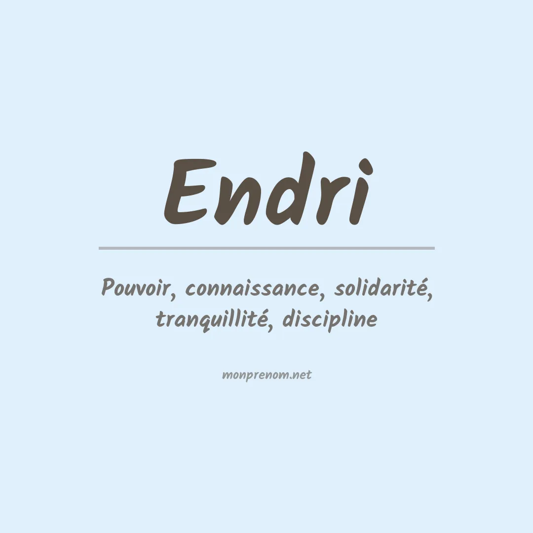 Prénom Endri