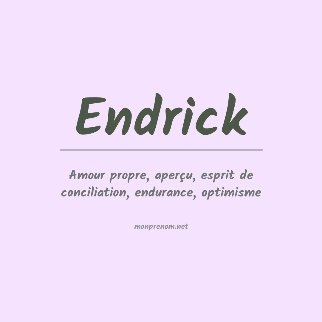 Prénom Endrick