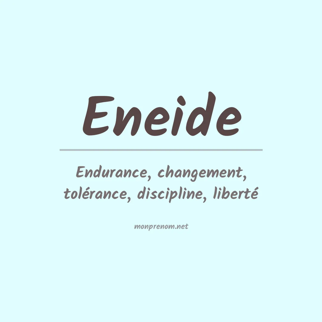 Signification du prénom Eneide