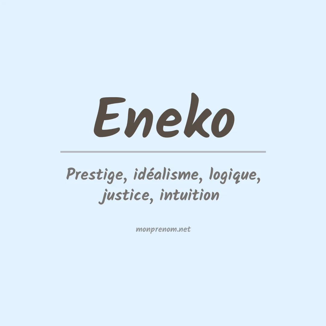 Prénom Eneko