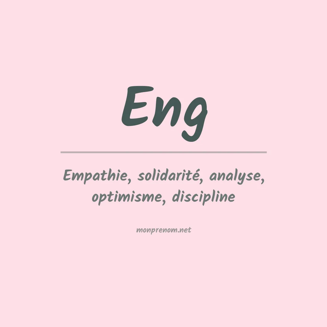 Prénom Eng