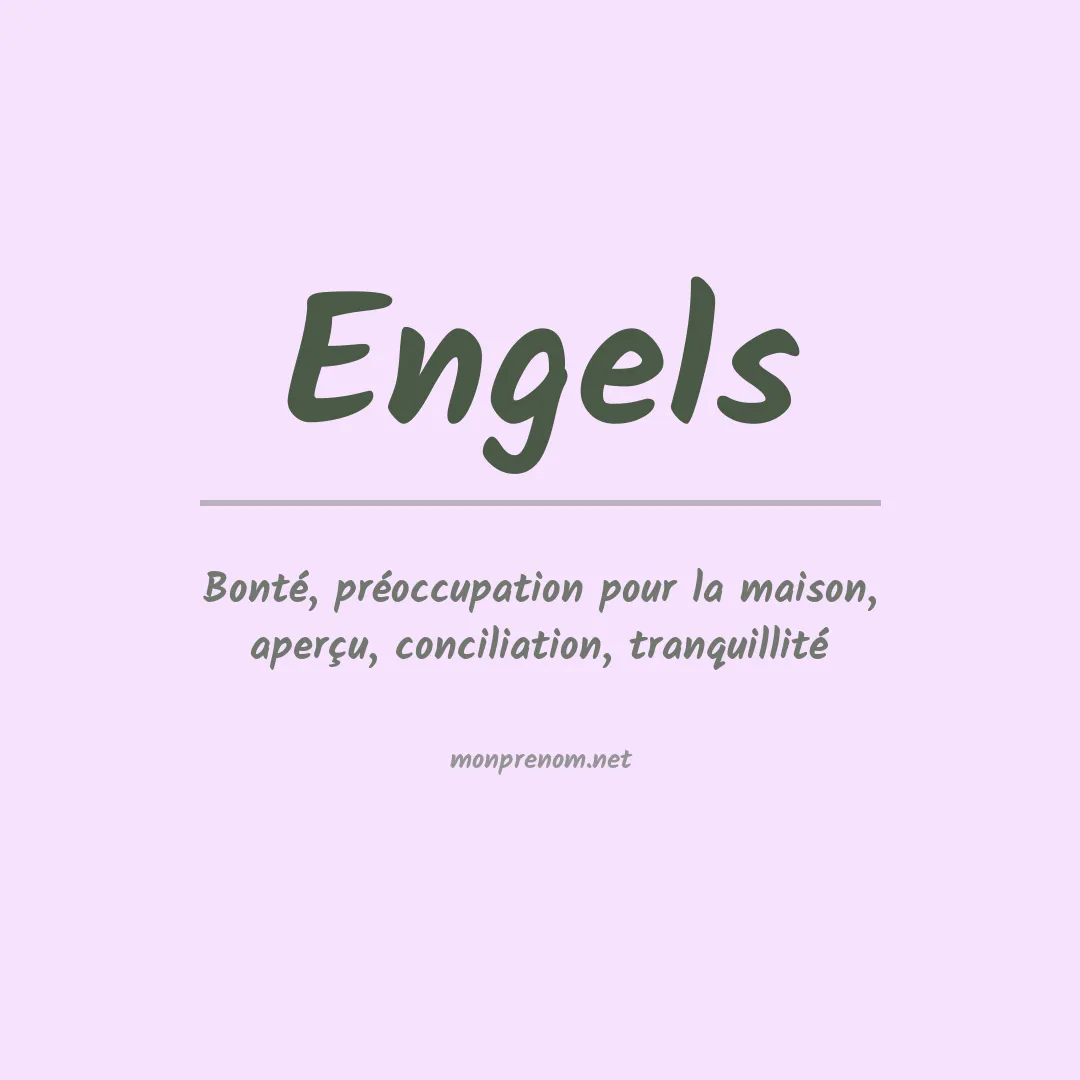 Prénom Engels