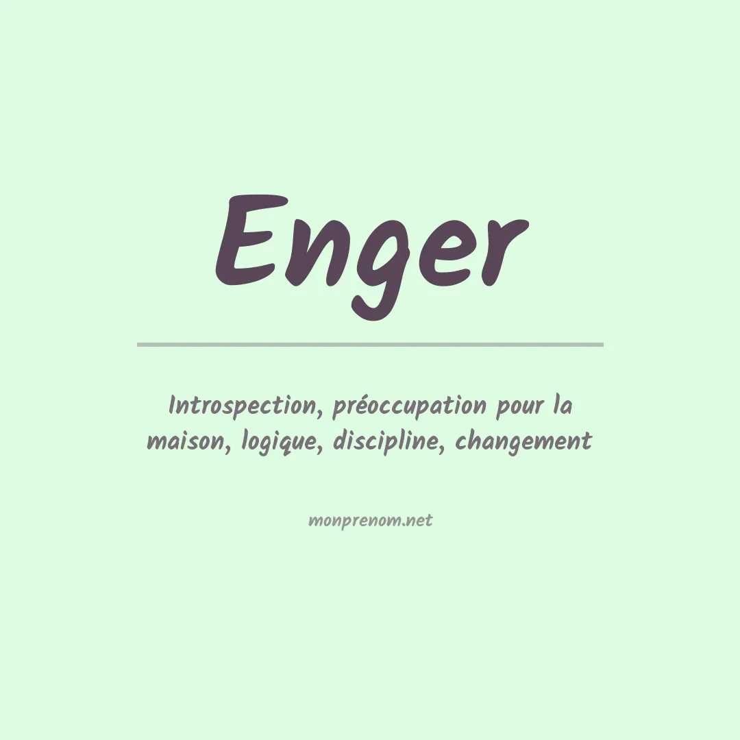 Prénom Enger