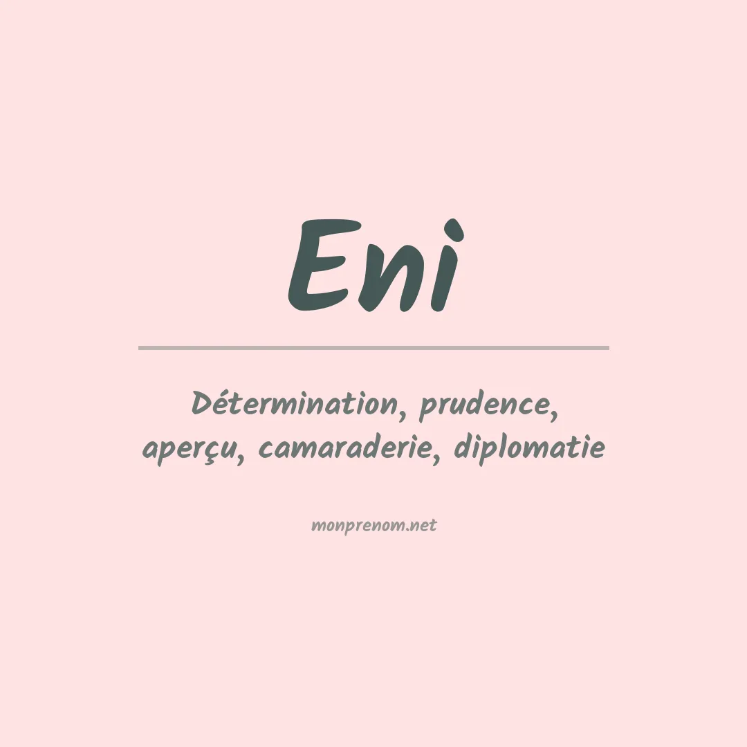 Prénom Eni