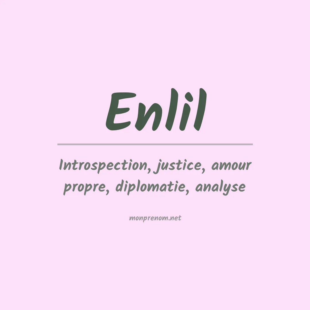 Prénom Enlil