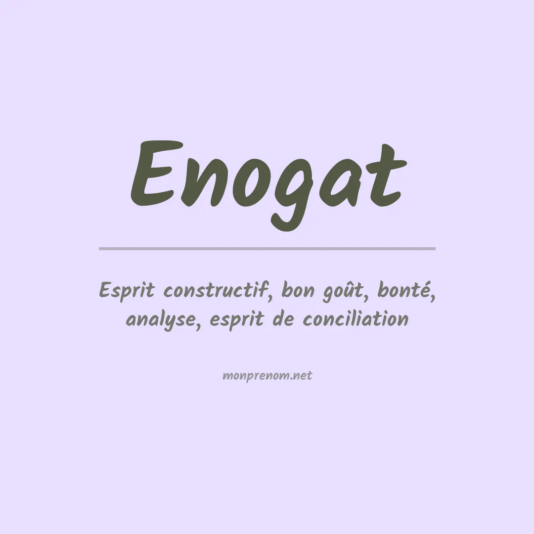 Prénom Enogat