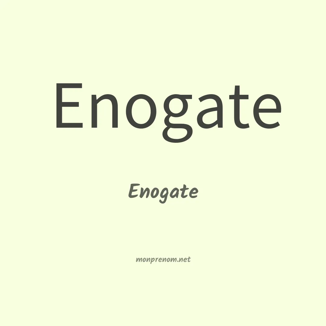 Enogate en chinois