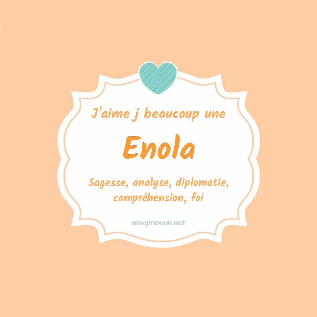 J'aime beaucoup Enola