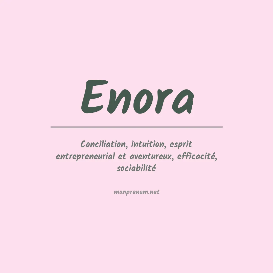 Prénom Enora
