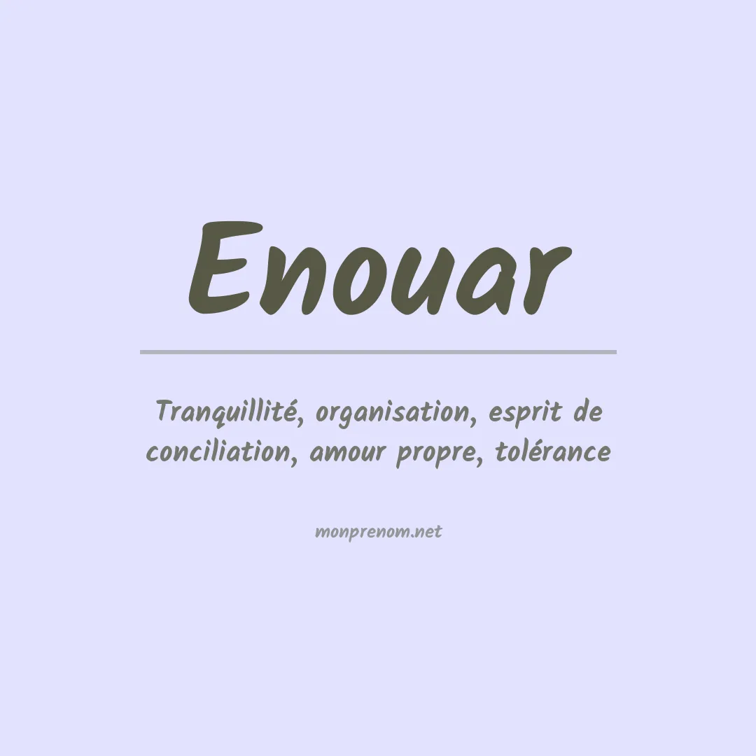 Prénom Enouar
