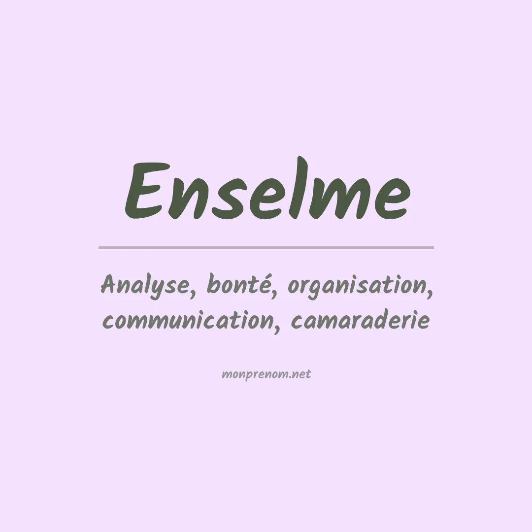 Prénom Enselme