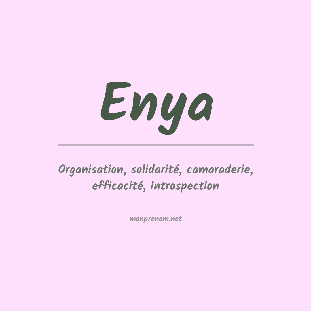 Prénom Enya
