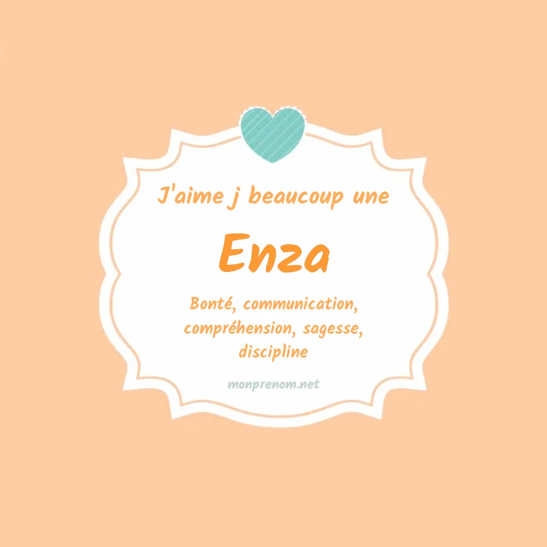 J'aime beaucoup Enza