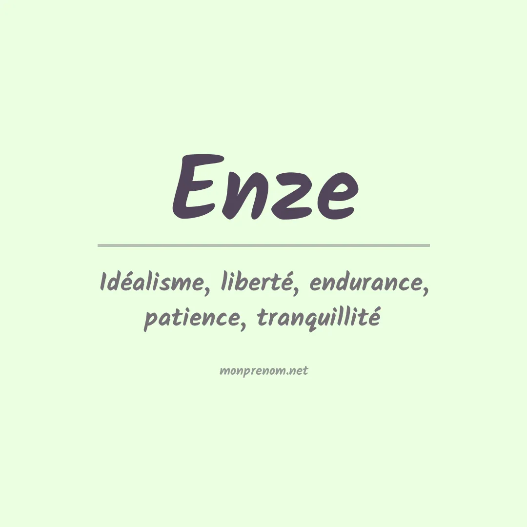 Signification du prénom Enze