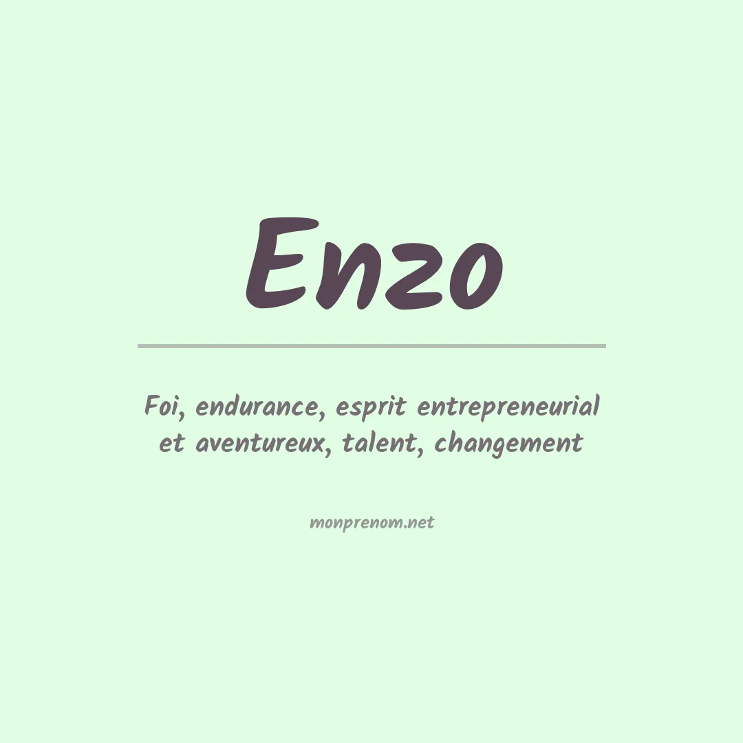 Prénom Enzo