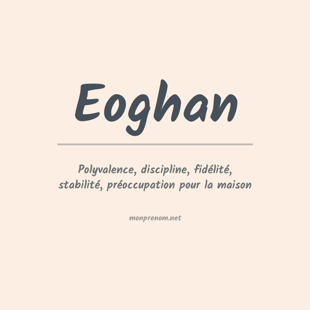 Signification du prénom Eoghan