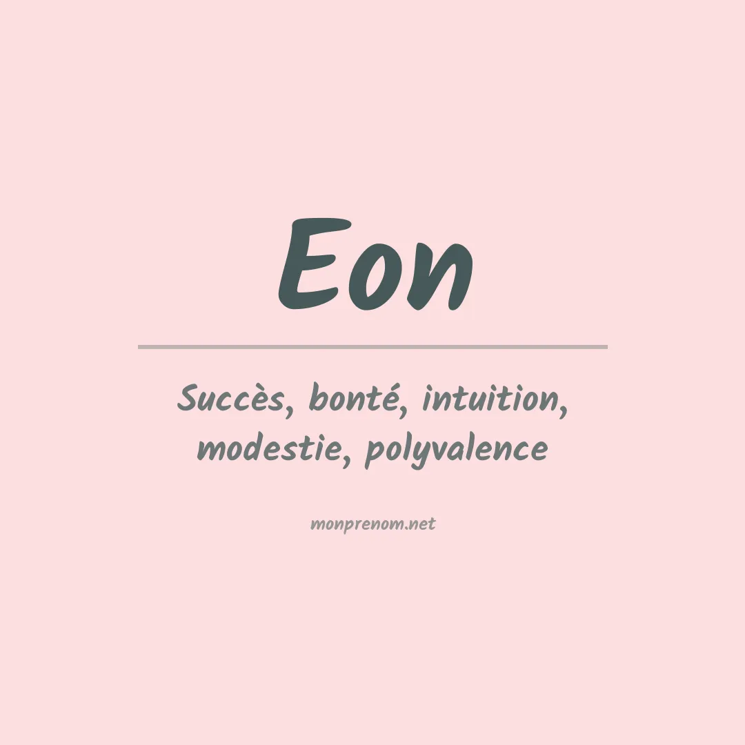 Prénom Eon