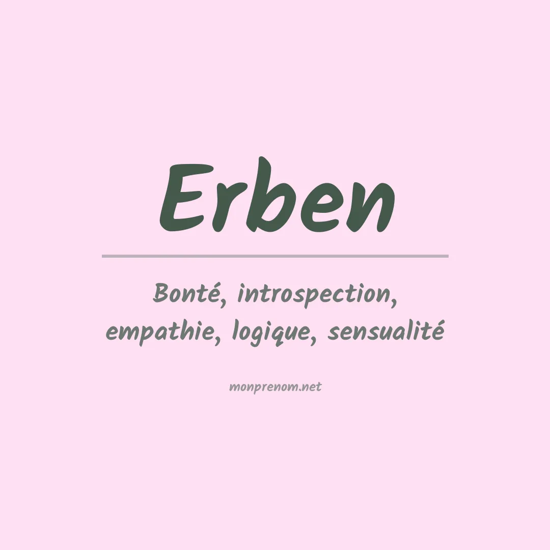 Prénom Erben