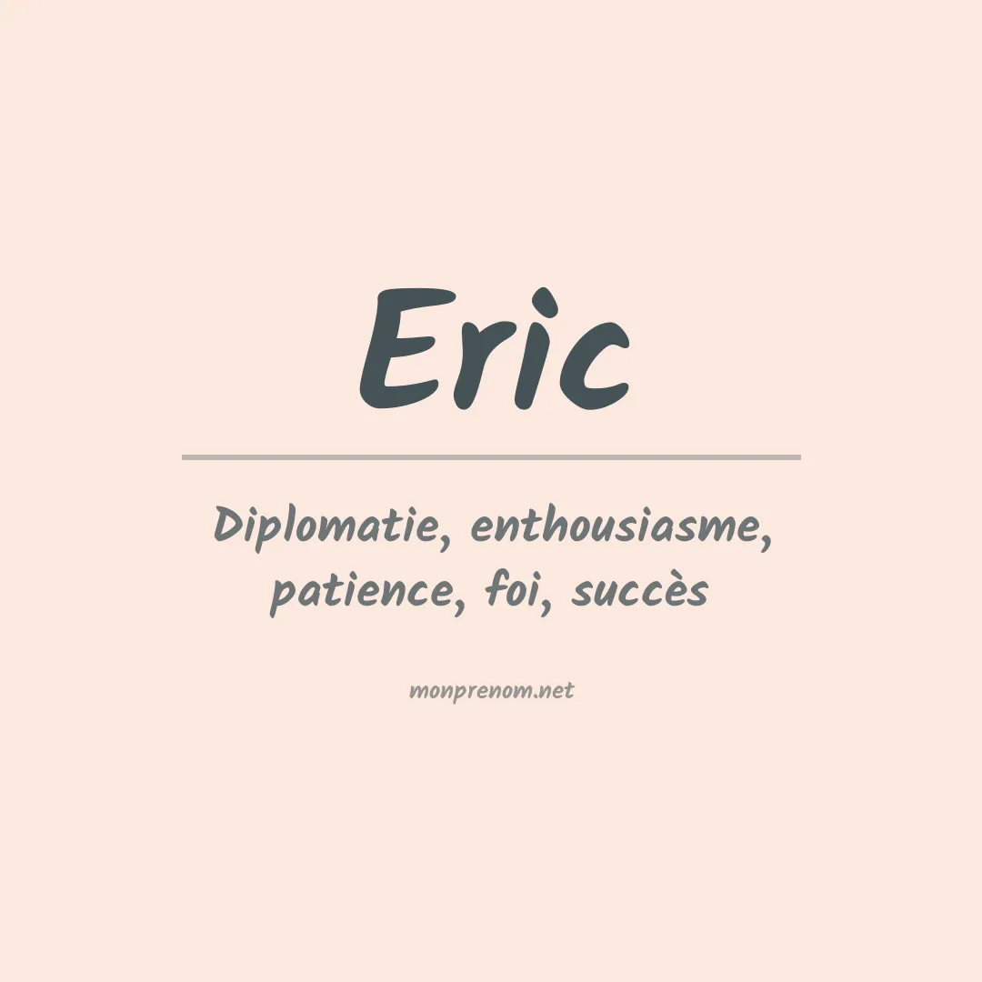 Prénom Eric